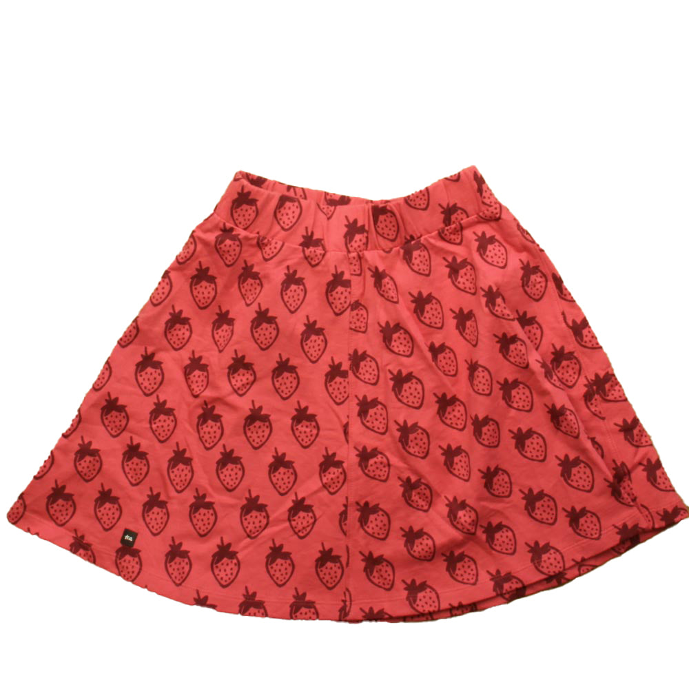 Tea Collection Girls Pink Strawberries Skirt Size: 12 Years Pink Strawberries