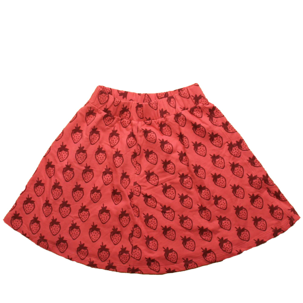 Tea Collection Girls Pink Strawberries Skirt Size: 12 Years Pink Strawberries