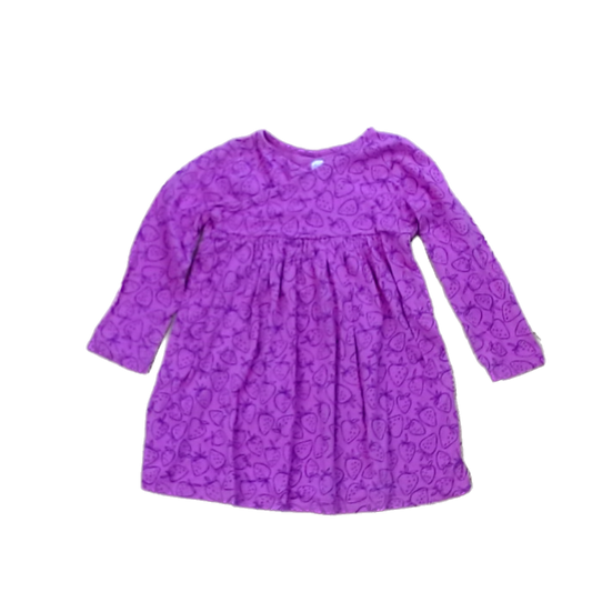Tea Collection Girls Pink Strawberry Dress Size: 12-18mo Pink Strawberry