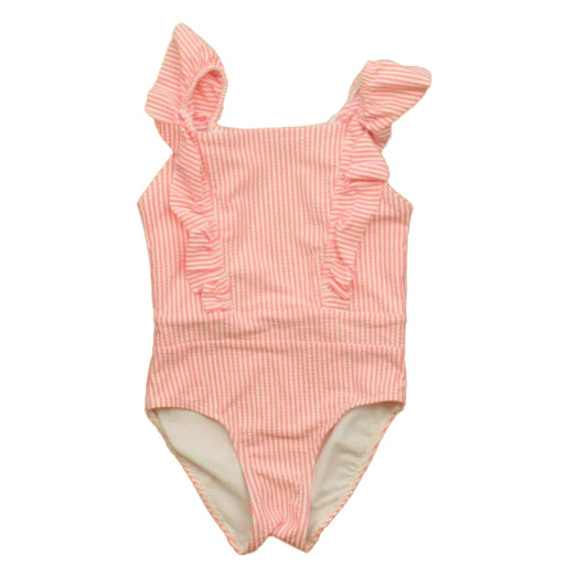 H&M Girls Pink Stripe 1-piece Swimsuit Size: 2-3T Pink Stripe