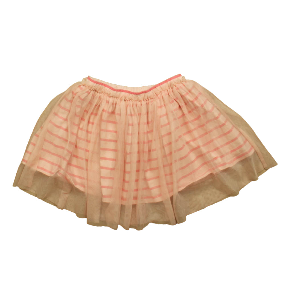 Tea Girls Pink Stripe Skirt Size: 4T Pink Stripe
