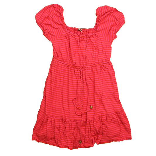 Juicy Couture Girls Pink Stripe Dress Size: Adult Small Pink Stripe