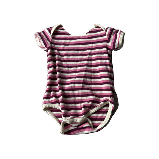 Girls pink | Stripe Onesie Size: 0-3 months pink | Stripe