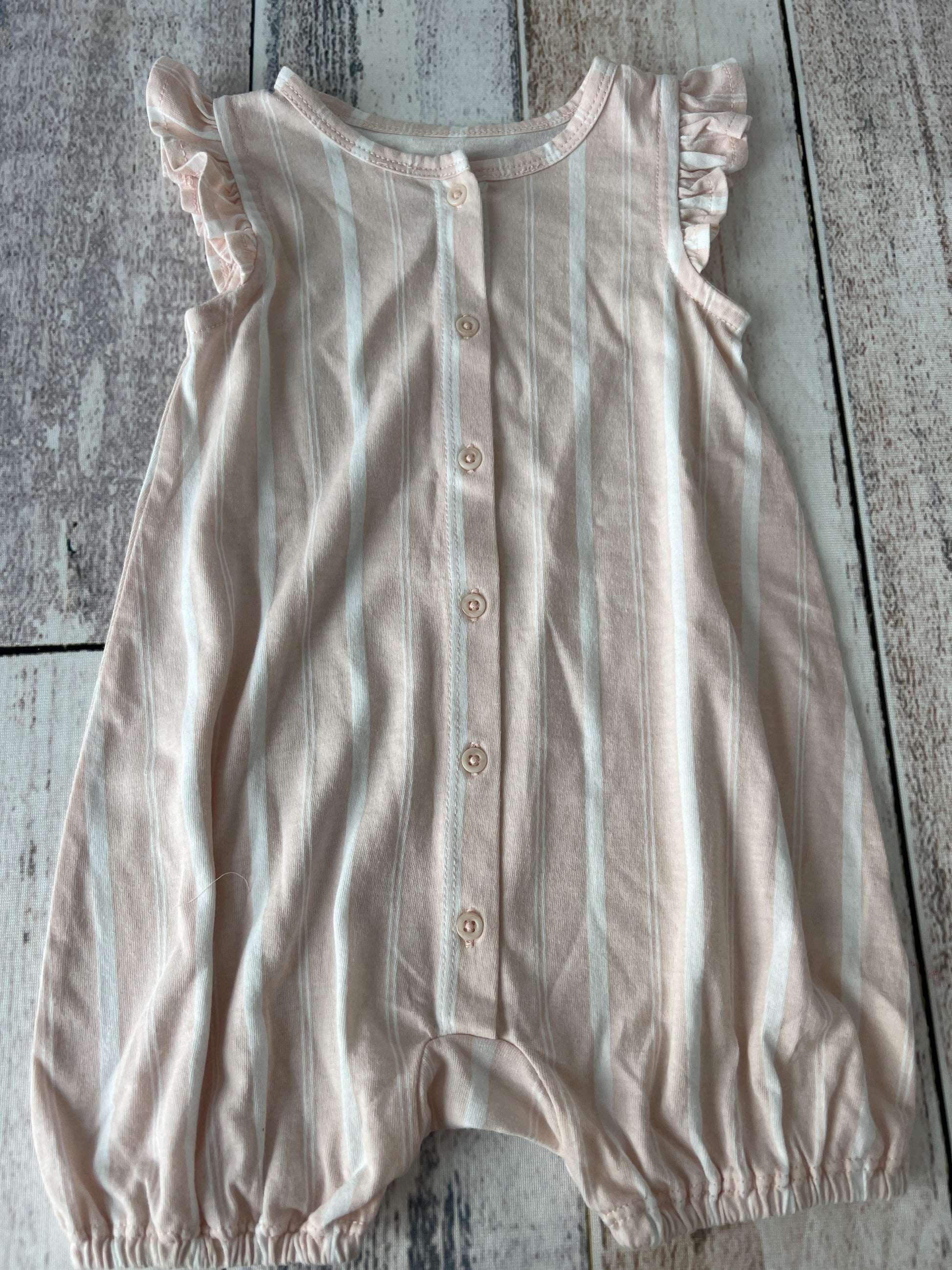 Nordstrom Girls pink | Stripe Romper Size: 9 months pink | Stripe