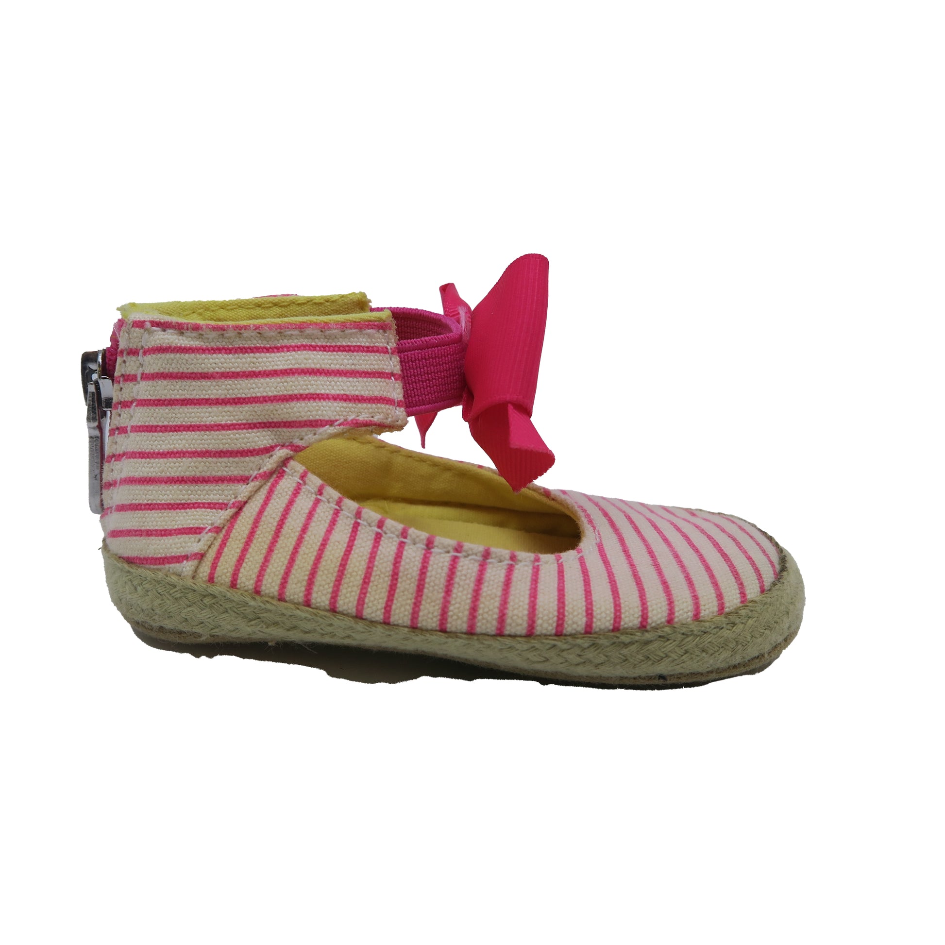 Juicy Couture Girls Pink Stripe Shoes Size: *0-6 Months Pink Stripe
