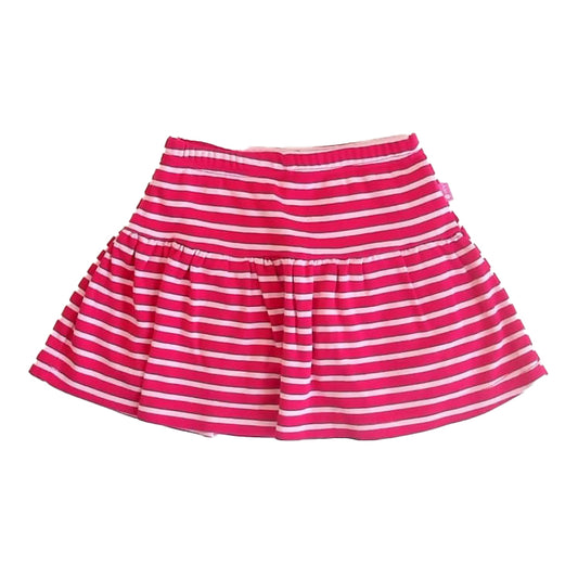 JoJo Maman Bebe Girls Pink Stripe Skirt Size: 18-24 Months Pink Stripe