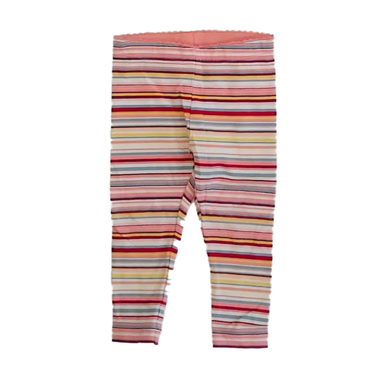 Tea Collection Girls Pink Stripe Leggings Size: 6-9 Months Pink Stripe