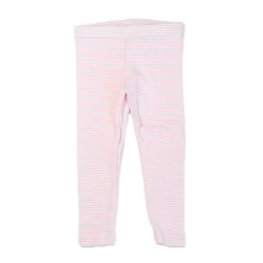 Tea Collection Girls Pink Stripe Leggings Size: 2T Pink Stripe
