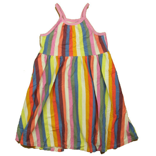 Tea Collection Girls Pink Stripe Dress Size: 8 Years Pink Stripe