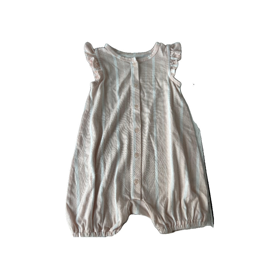 Nordstrom Girls pink | Stripe Romper Size: 9 months pink | Stripe