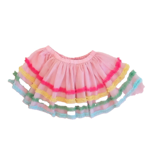 Gymboree Girls Pink Stripe Skirt Size: 5T Pink Stripe
