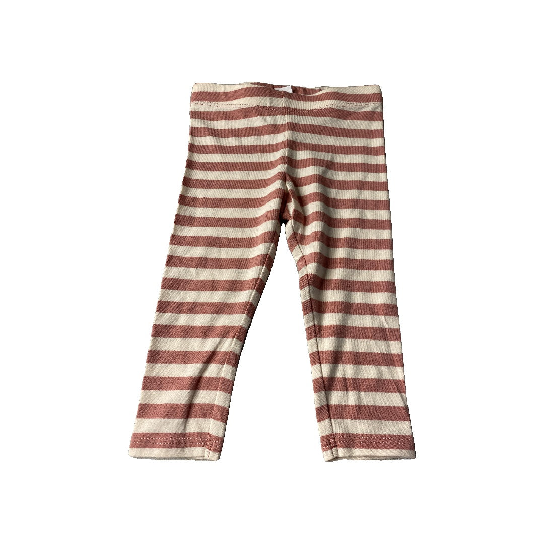 Nordstrom Girls pink | Striped | cream Pants Size: 9 months pink | Striped | cream