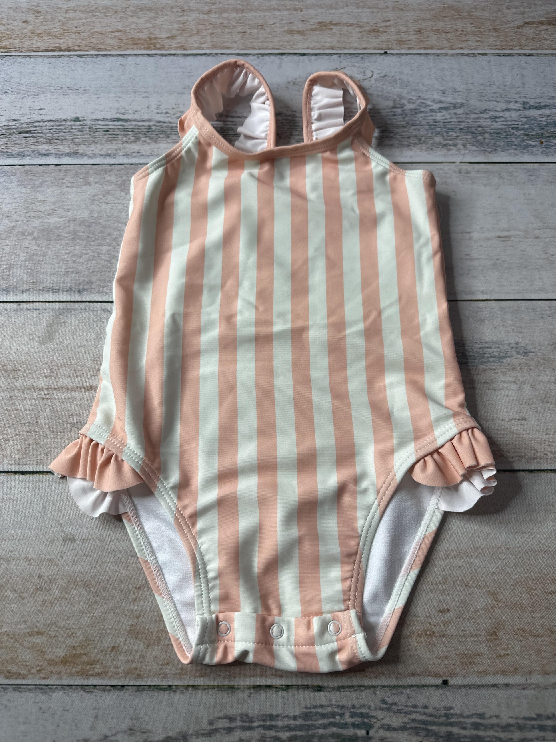 Rockets of Awesome Girls pink | Striped Swimwear Size: 18-24 months pink | Striped