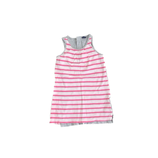 Gap Girls Pink Striped Sun Dress Size: 3T Pink Striped