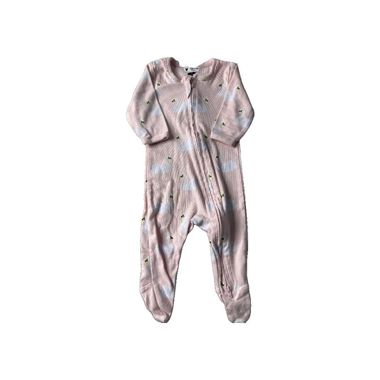 Girls pink | Swan Pajamas Size: 0-3 months pink | Swan