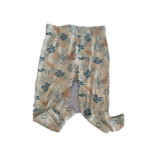 Oliver & Rain Girls pink | Tan | Pink floral Pants Size: 2T pink | Tan | Pink floral