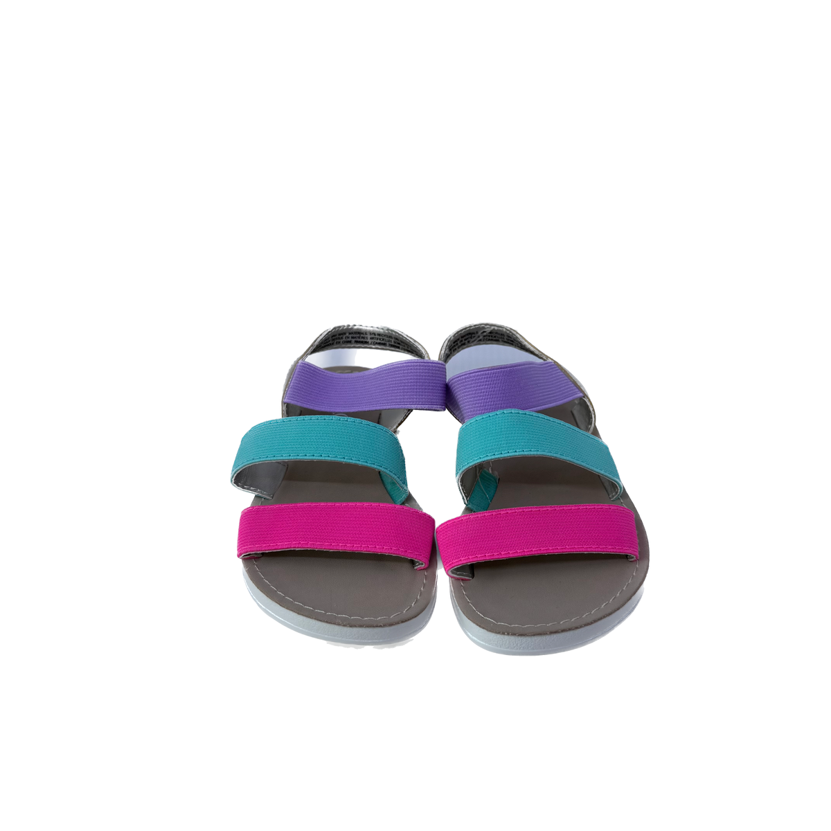 Children's Place Girls Pink | Teal | Purple Sandals Size: 8 Toddler Pink | Teal | Purple