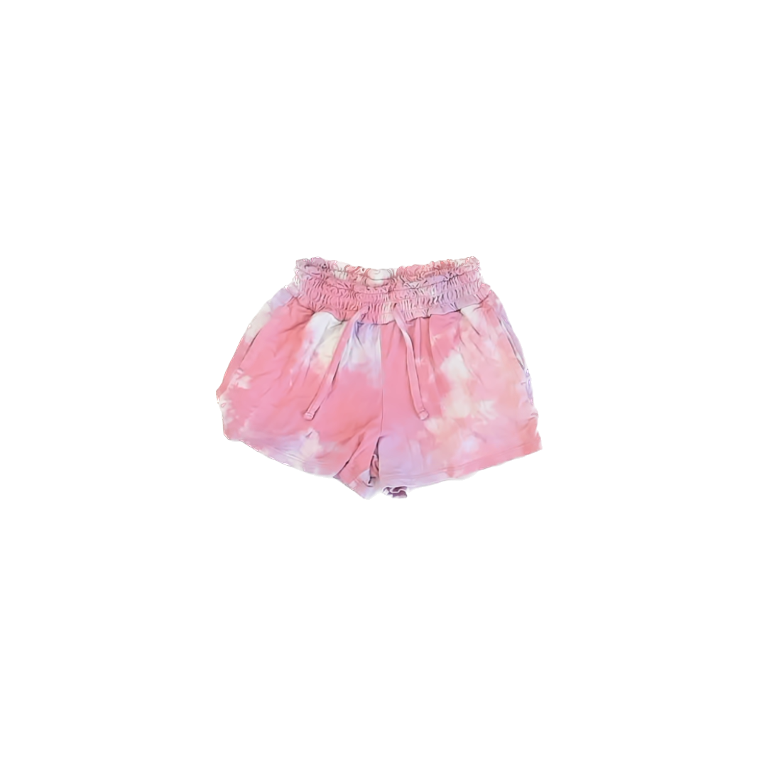 Bixby Girls Pink Tie Dye Shorts Size: 4-5T Pink Tie Dye