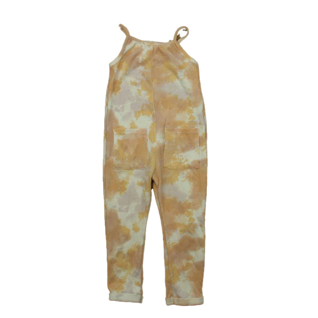 Grayson Mini Girls Pink Tie Dye Overall Shorts Size: 4T Pink Tie Dye