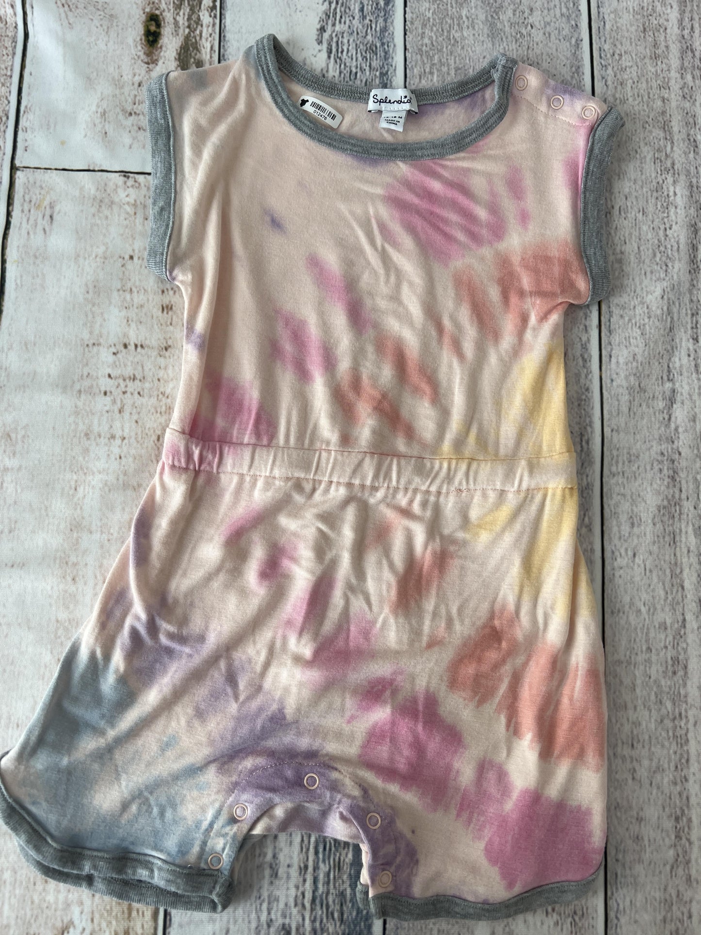 Splendid Girls pink | Tie Dye Romper Size: 12-18 months pink | Tie Dye