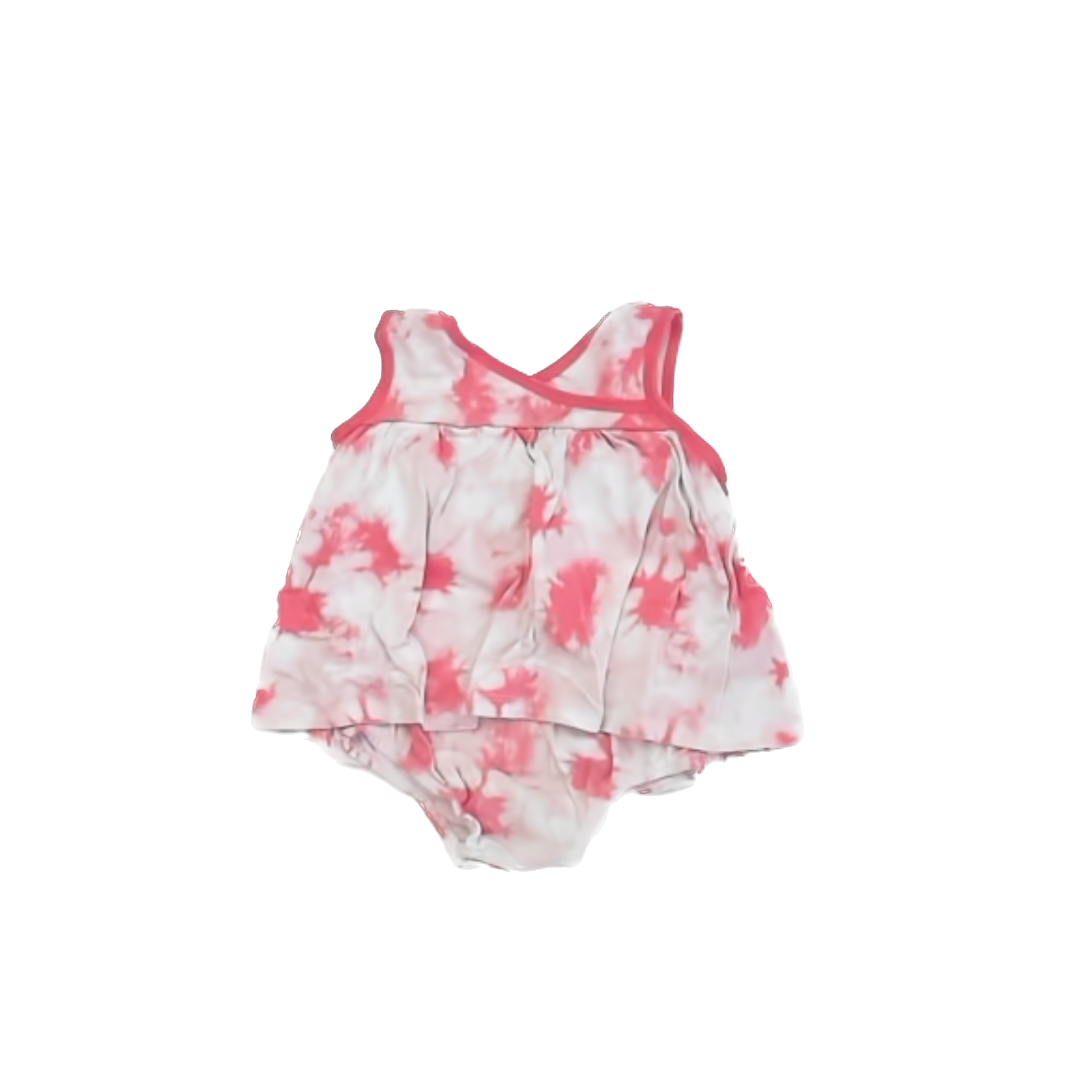 Calvin Kein Girls Pink Tie Dye Onesie Size: 18 Months Pink Tie Dye