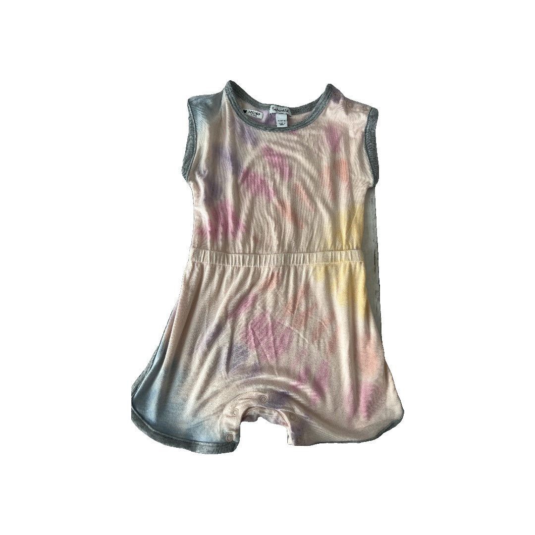 Splendid Girls pink | Tie Dye Romper Size: 6-12 months pink | Tie Dye
