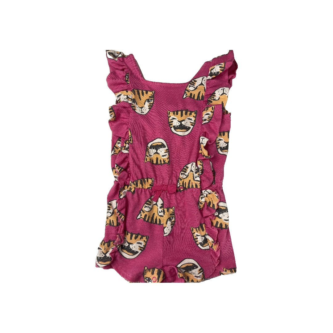 Girls pink | Tiger Romper Size: 2T pink | Tiger