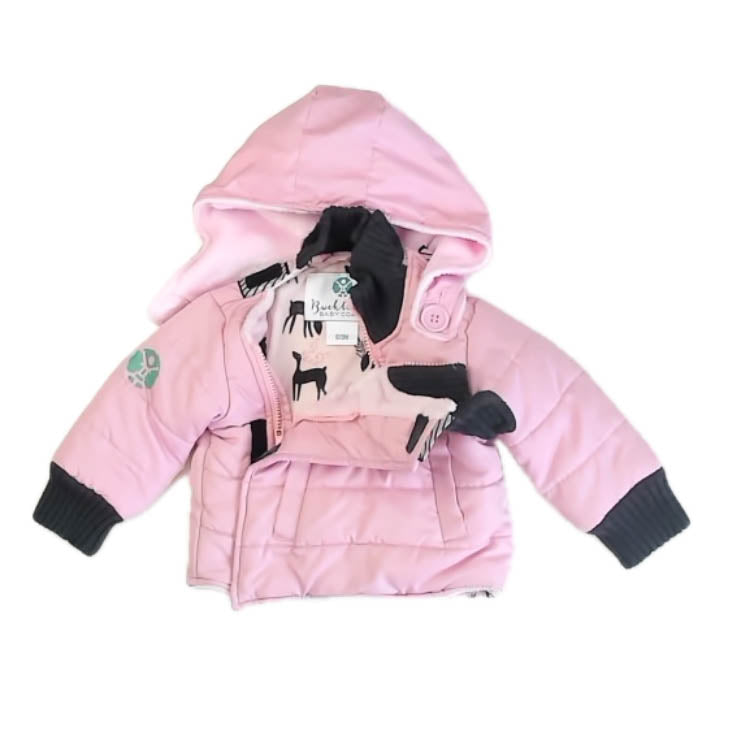 Buckle Me Girls Pink Toastiest Jacket Size: 6-9 Months Pink Toastiest