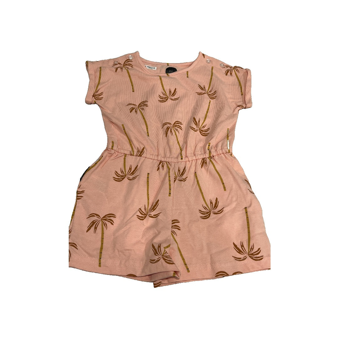 Dot Girls pink | Tropical Romper Size: 3T pink | Tropical