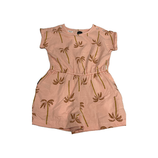 Dot Girls pink | Tropical Romper Size: 3T pink | Tropical