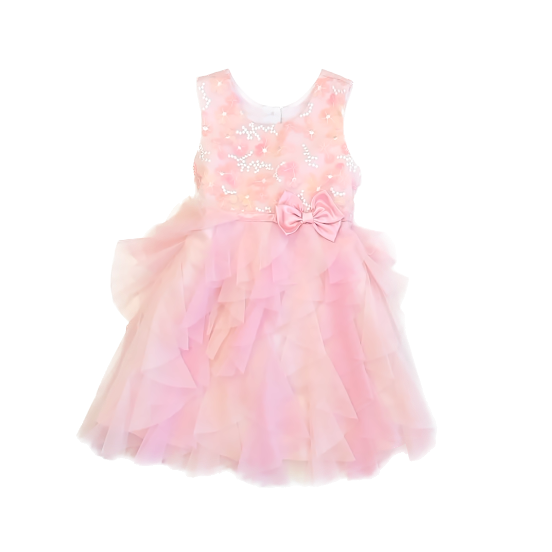 Jona Michelle Girls Pink Tulle Dress Size: 4T Pink Tulle