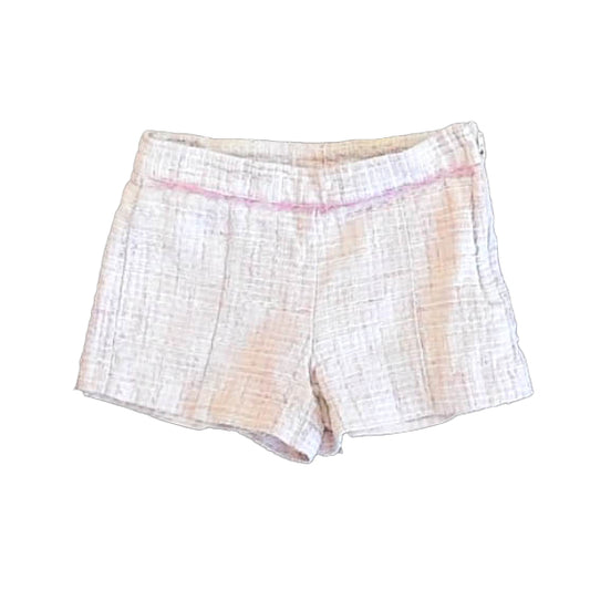 Janie and Jack Girls Pink Tweed Shorts Size: 6 Years Pink Tweed