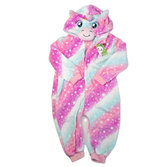 Michley Girls Pink Unicorn 1-piece Non-footed Pajamas Size: 6 Years Pink Unicorn