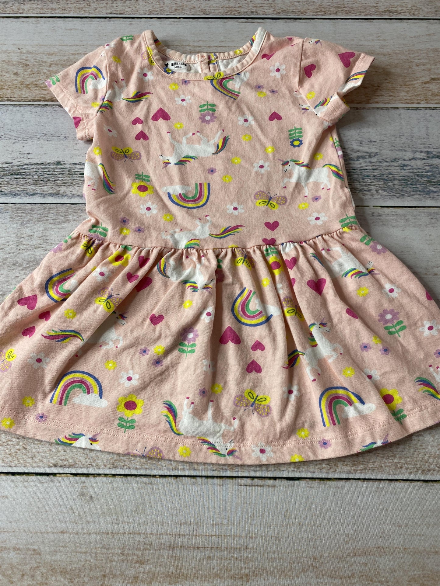 WonderNation Girls pink | Unicorns Dress Size: 24 months pink | Unicorns