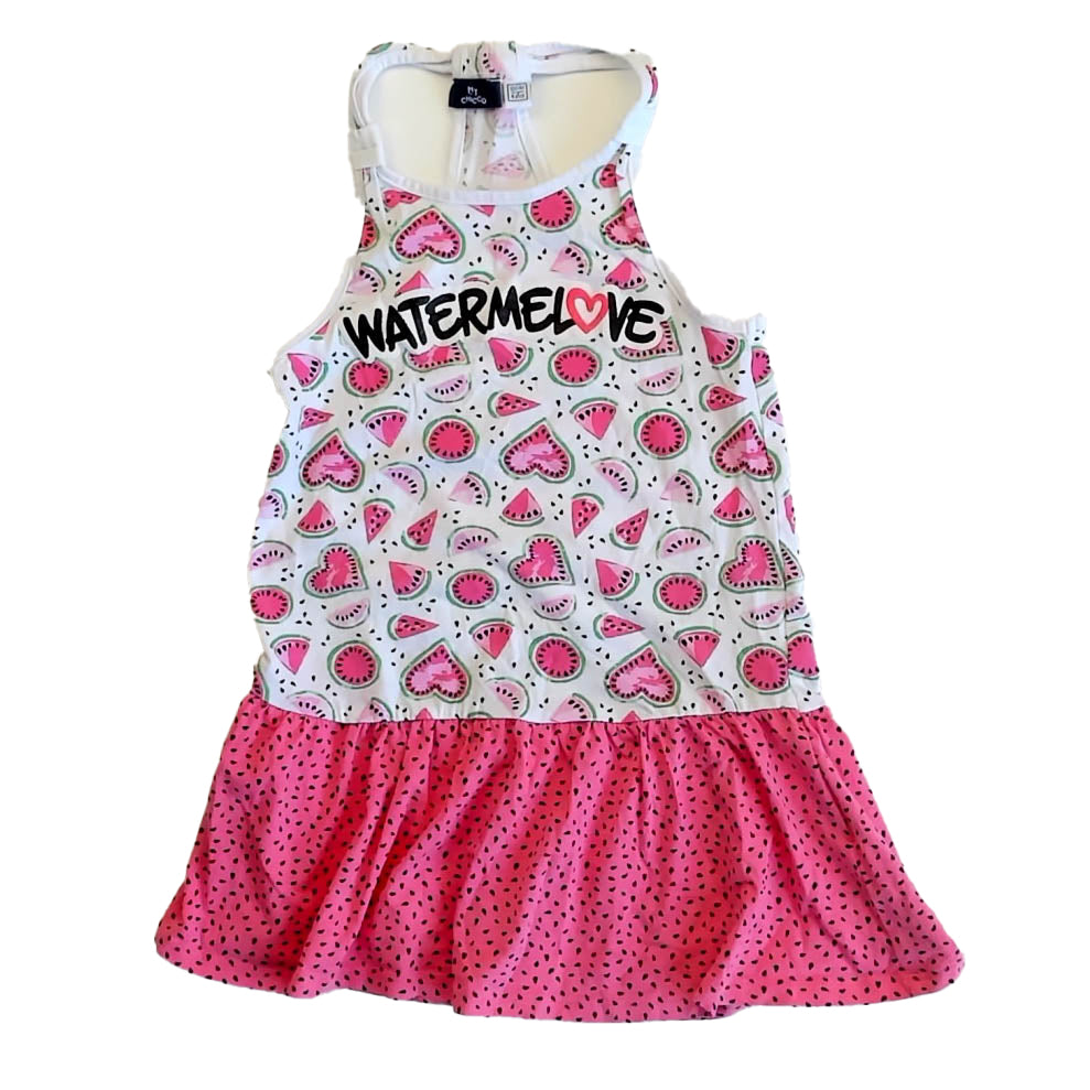 My Chicco Girls Pink Watermelons Dress Size: 4T Pink Watermelons