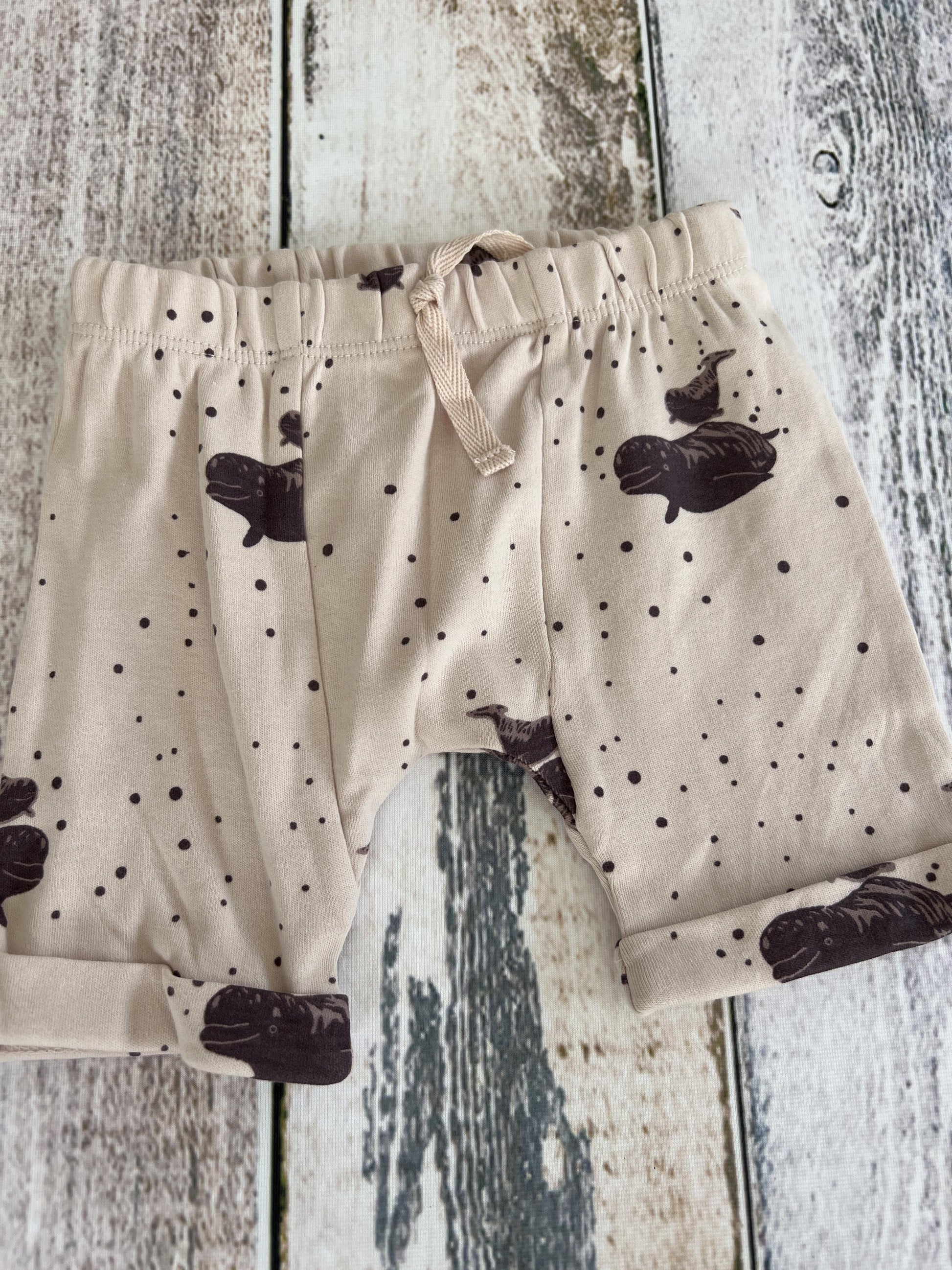 Kate Quinn Girls pink | whales Shorts Size: 6-12 months pink | whales