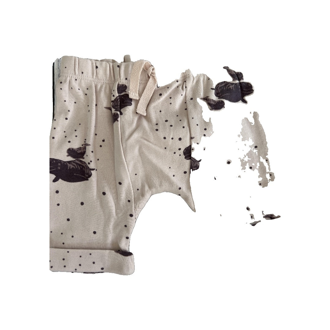 Kate Quinn Girls pink | whales Shorts Size: 6-12 months pink | whales