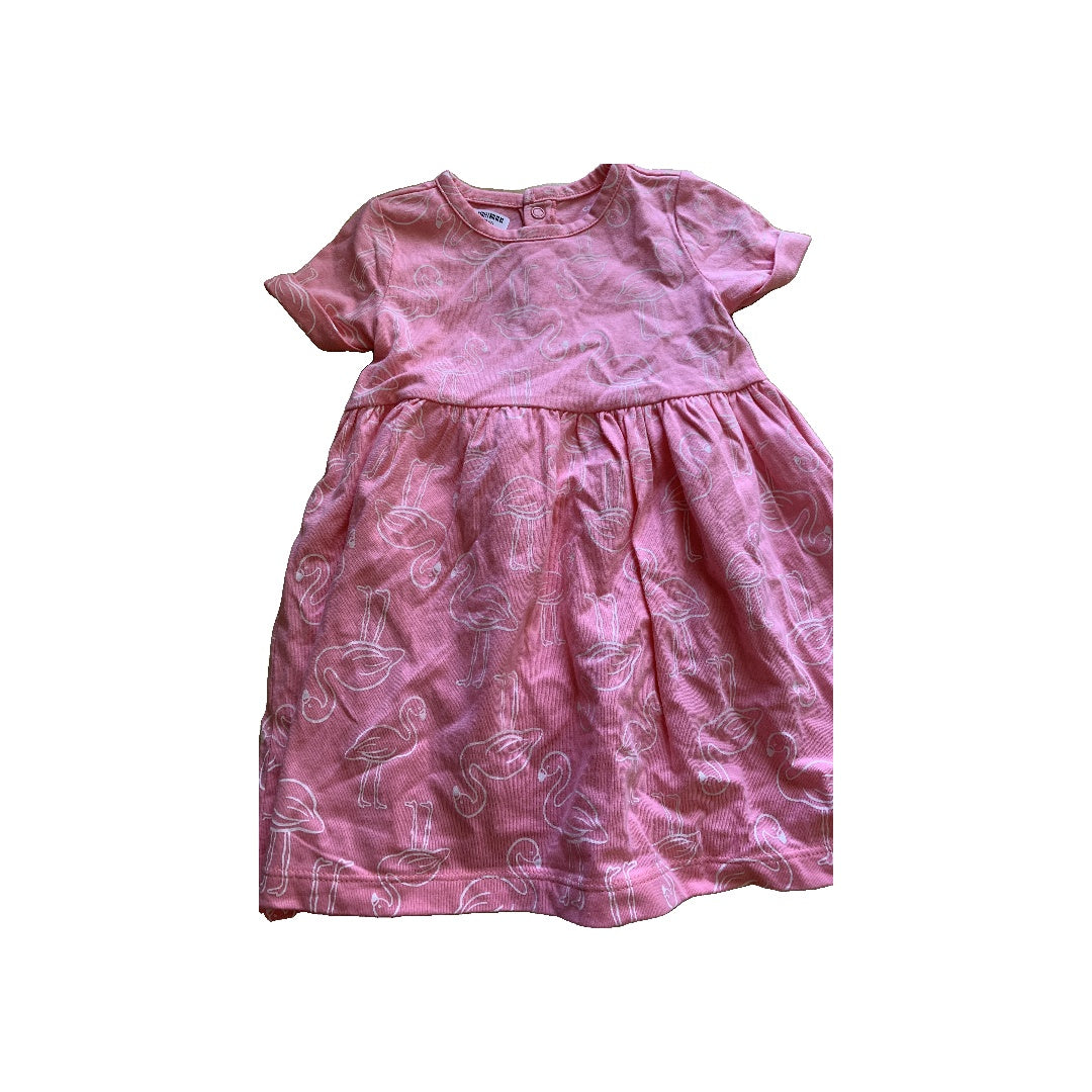 Carters Girls pink | White | animals Dress Size: 12M pink | White | animals