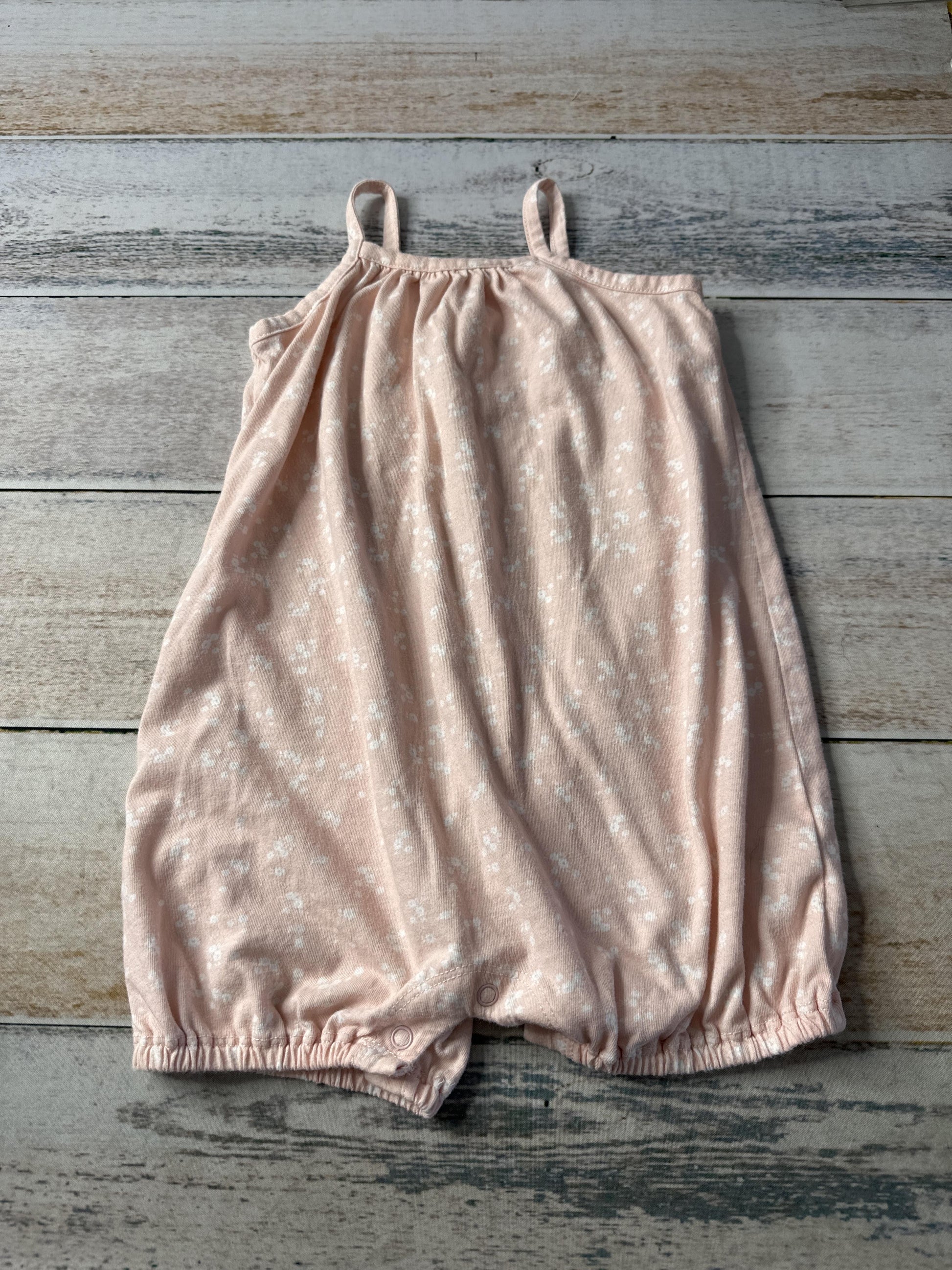 Nordstrom Girls pink | White | Flowers Romper Size: 18 months pink | White | Flowers
