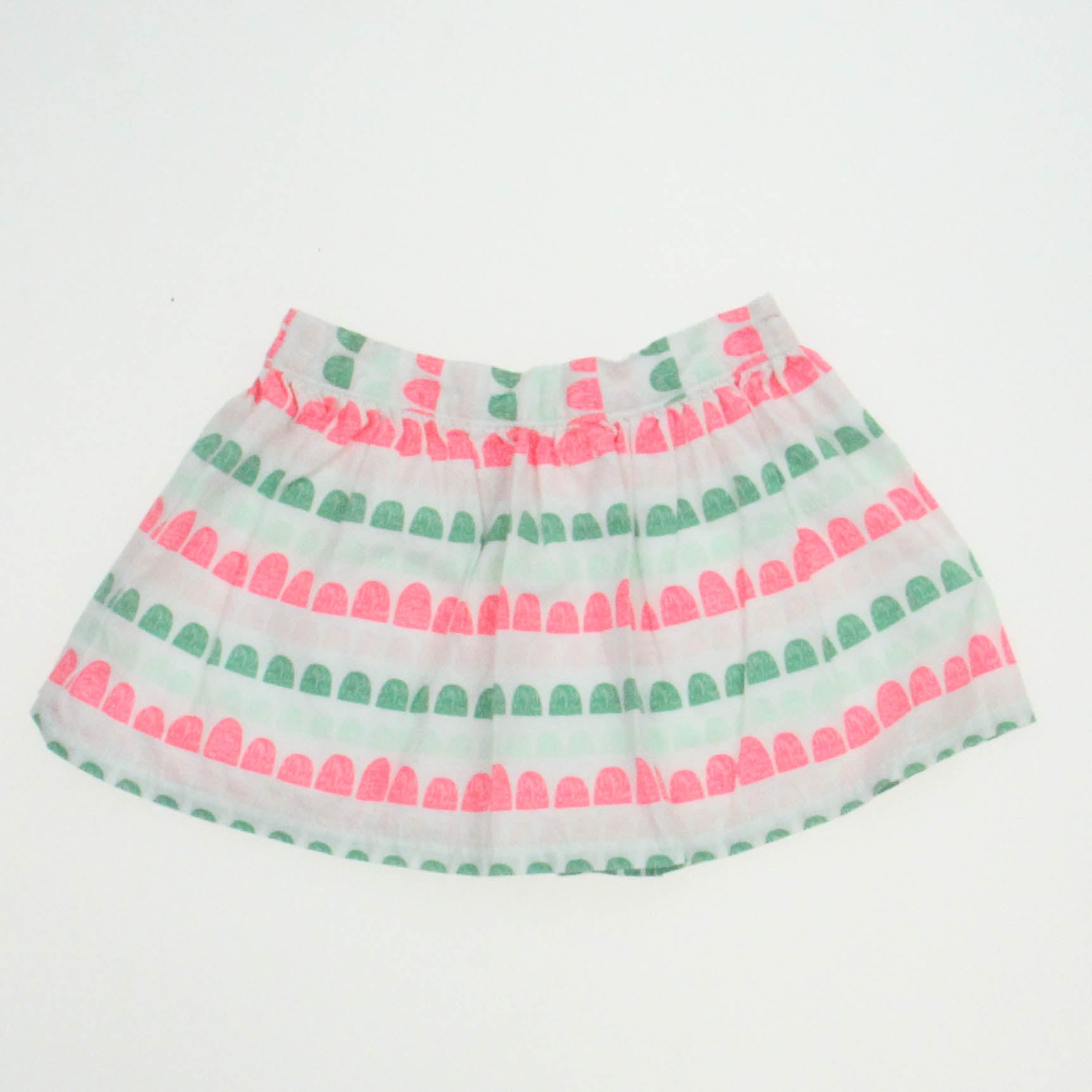 Gymboree Girls Pink | White | Green Skirt Size: 18-24 Months Pink | White | Green