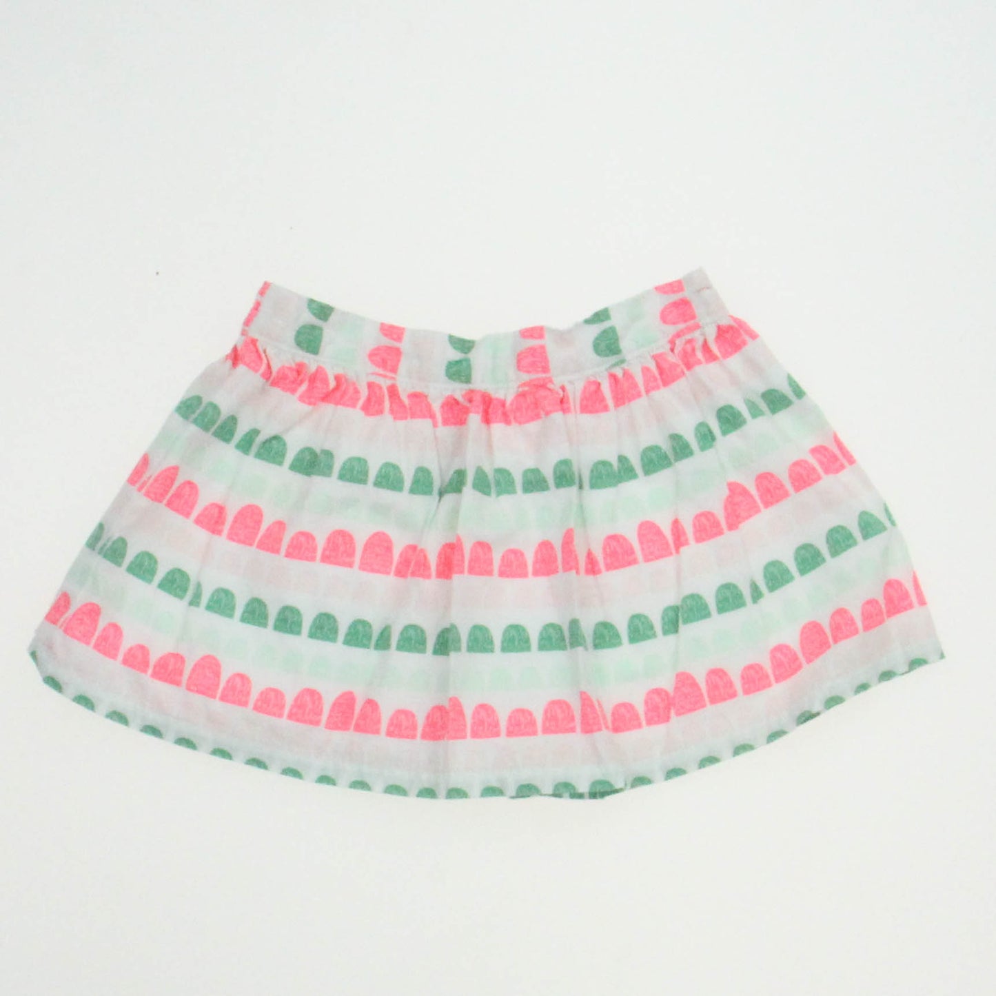 Gymboree Girls Pink | White | Green Skirt Size: 18-24 Months Pink | White | Green