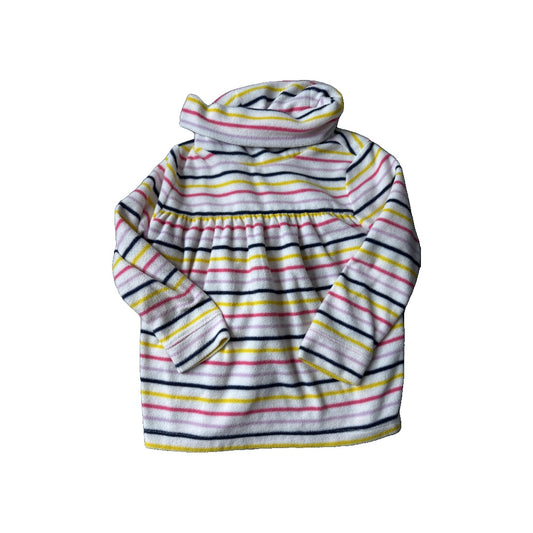 Old Navy Girls pink | White | Navy Blue Sweater Size: 5 pink | White | Navy Blue