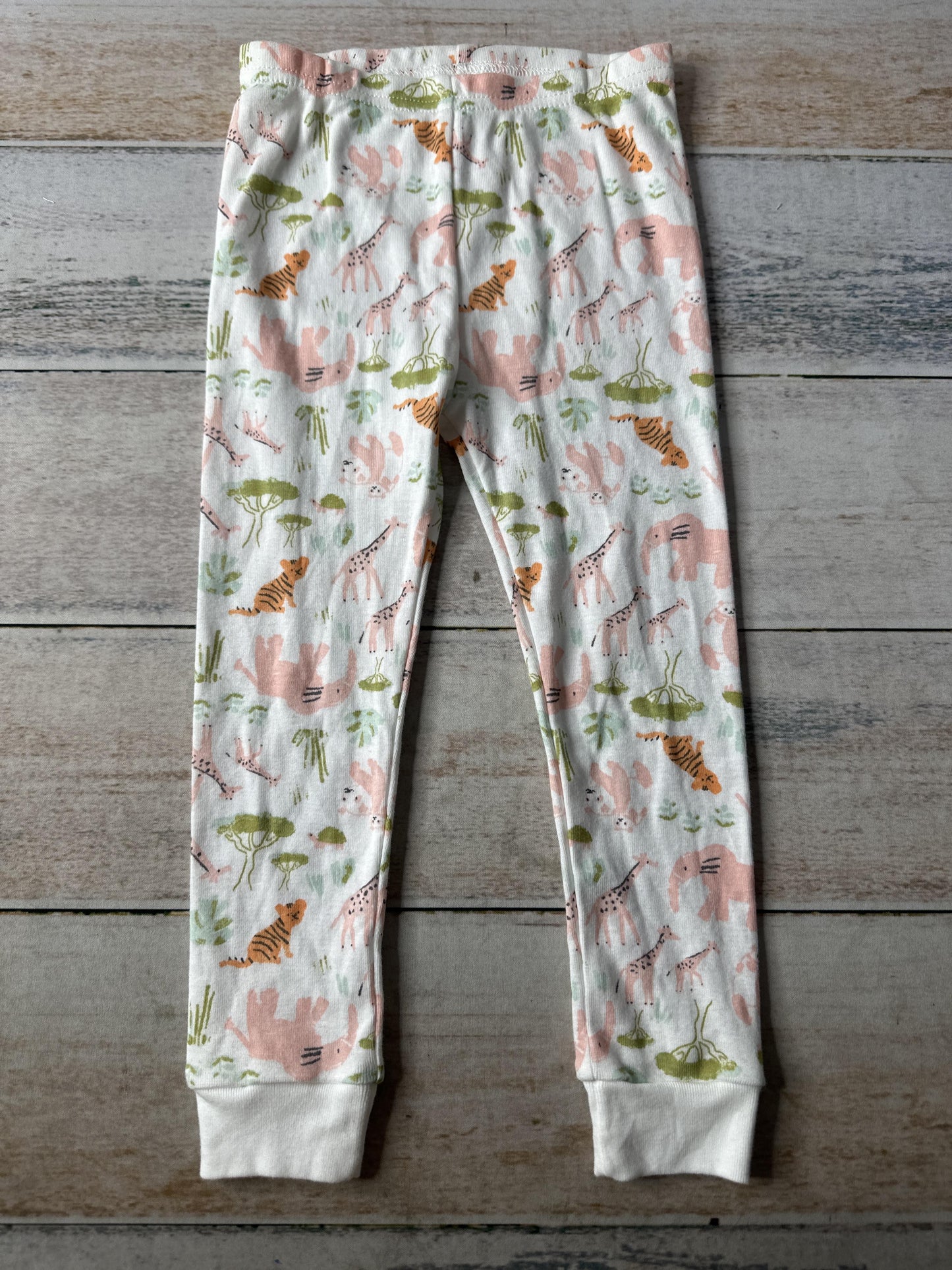Carters Girls pink | White | orange | light green Pajamas Size: 2T pink | White | orange | light green