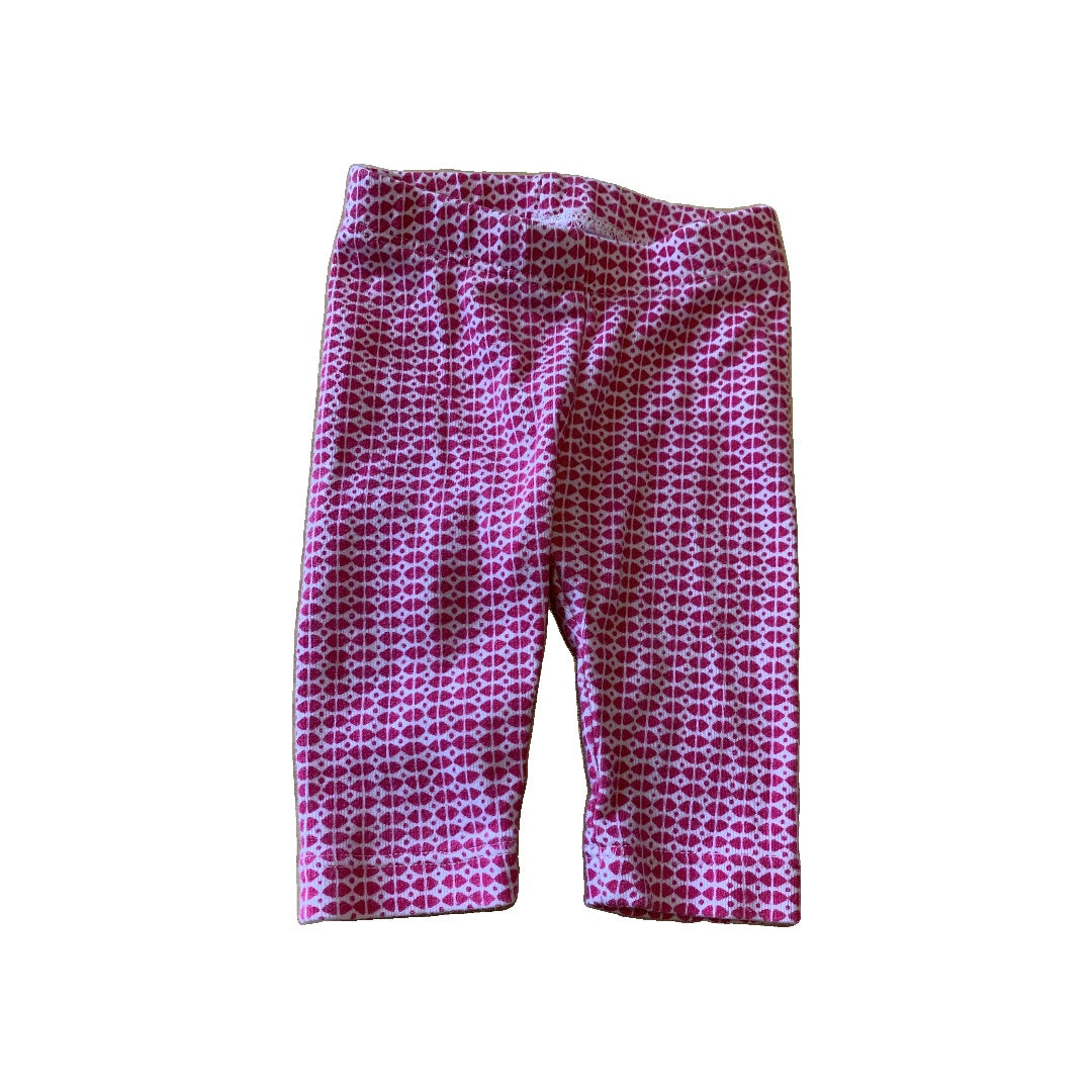 Girls pink | White | Pattern Pants Size: 3-6 months pink | White | Pattern