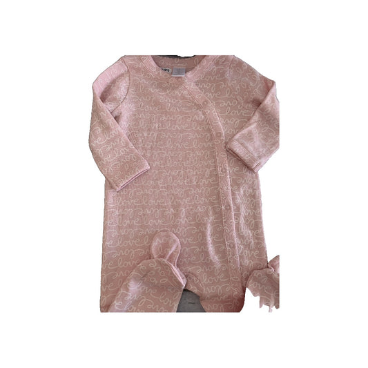Girls pink | White | Pattern Pajamas Size: 3 months pink | White | Pattern