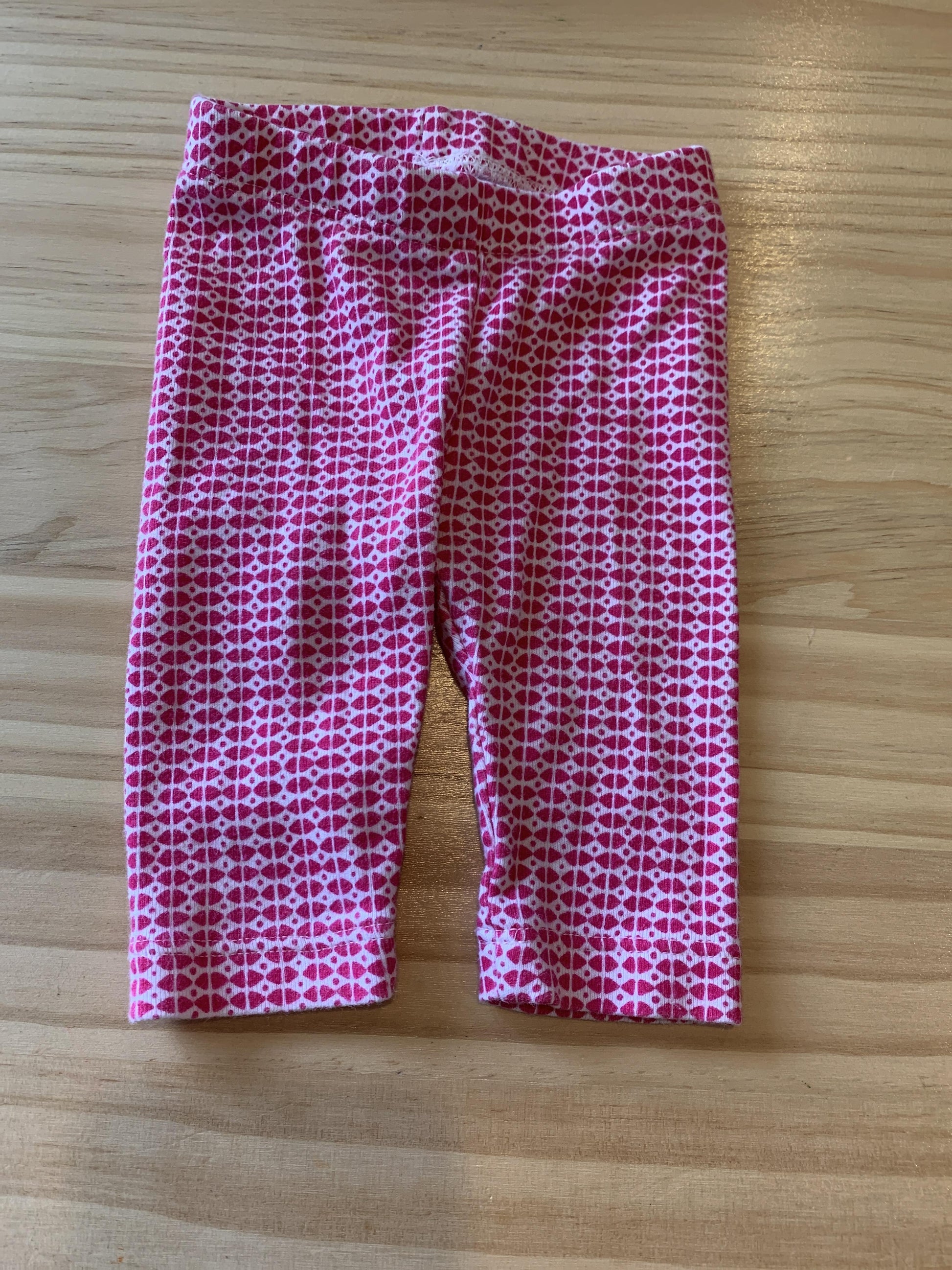 Girls pink | White | Pattern Pants Size: 3-6 months pink | White | Pattern
