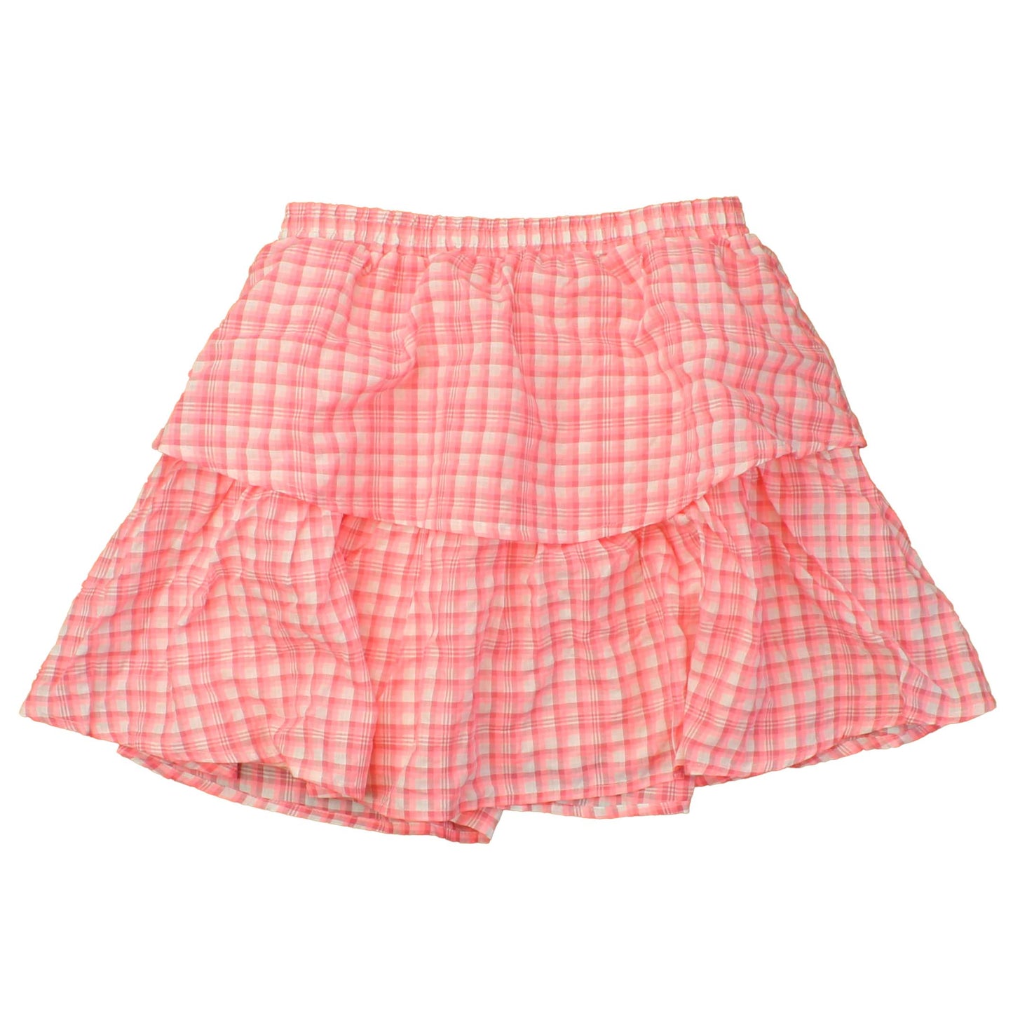 Rockets Of Awesome Girls Pink | White | Plaid Skirt Size: Big Girl Pink | White | Plaid
