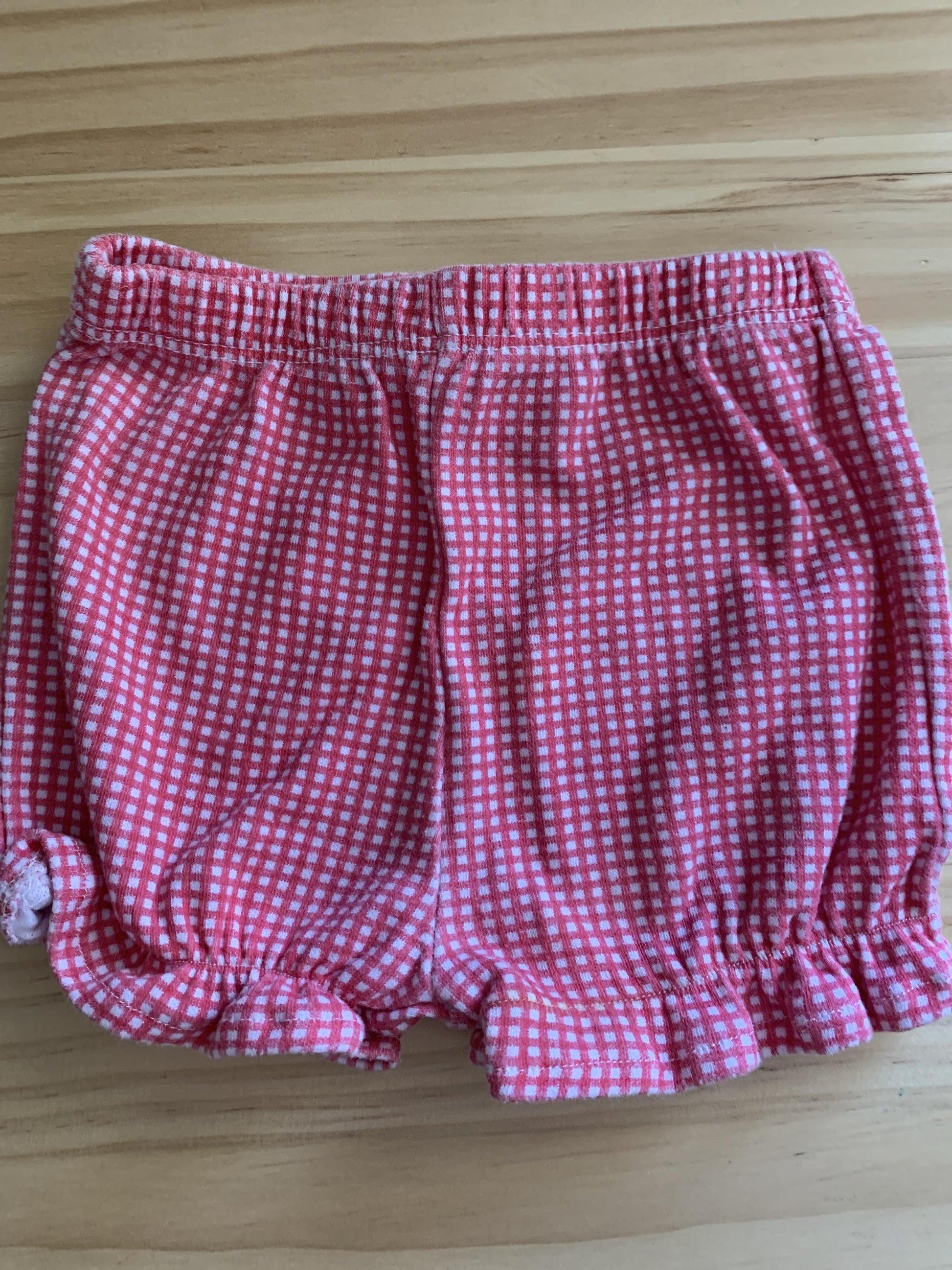 Girls pink | White | plaid Shirt Size: 6-9 months pink | White | plaid