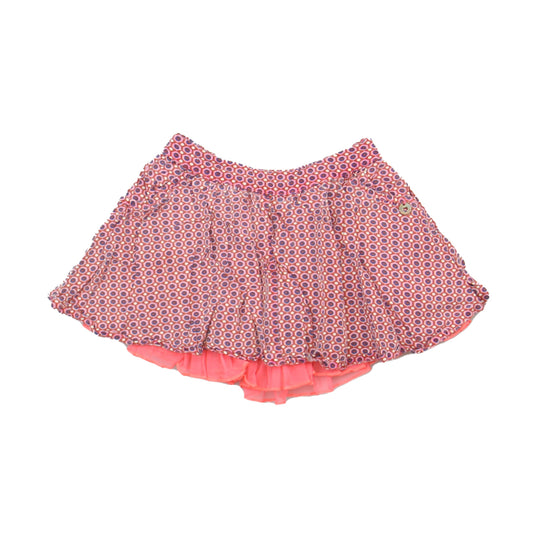 MIM-PI Girls Pink | White | Purple Skirt Size: 5T Pink | White | Purple