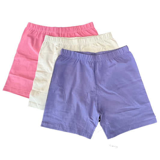 Mightly Girls Pink | White | Purple Shorts Size: 14 Years Pink | White | Purple